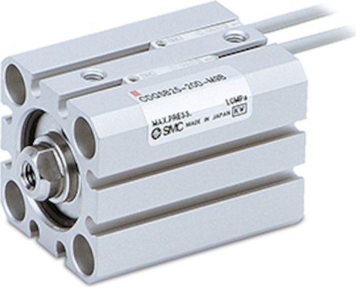 C(D)QS, Silownik kompaktowy, dwustronnego dzialania, z jednostronnym tloczyskiem